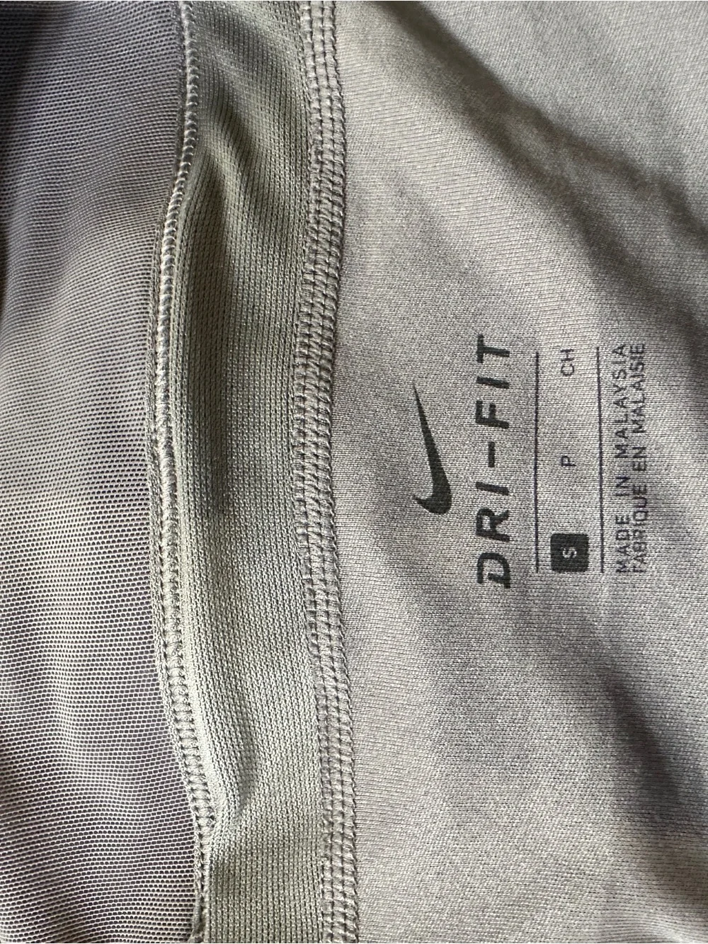 Nike Light Gray Dri-FIT Performance Shorts